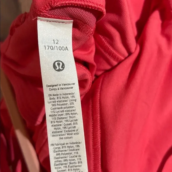 LULULEMON ALIGN CAMI STRAP DRESS IN GLAZE PINK SZ 12 NWT - Picture 8 of 9